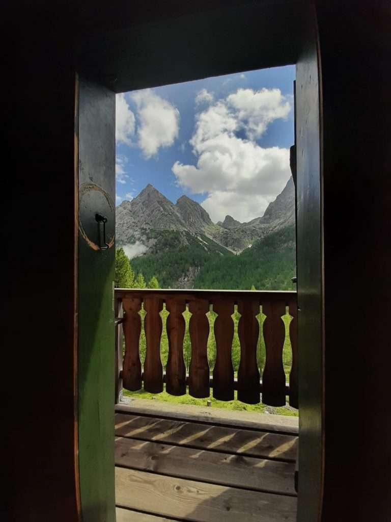 Bild: Kerschbaumeralm Blick aus dem Fenster